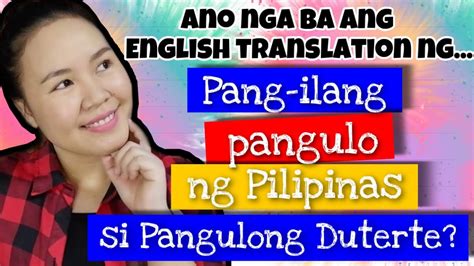 pangulo abbreviation|pangulo in English .